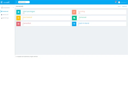 courier system rider portal